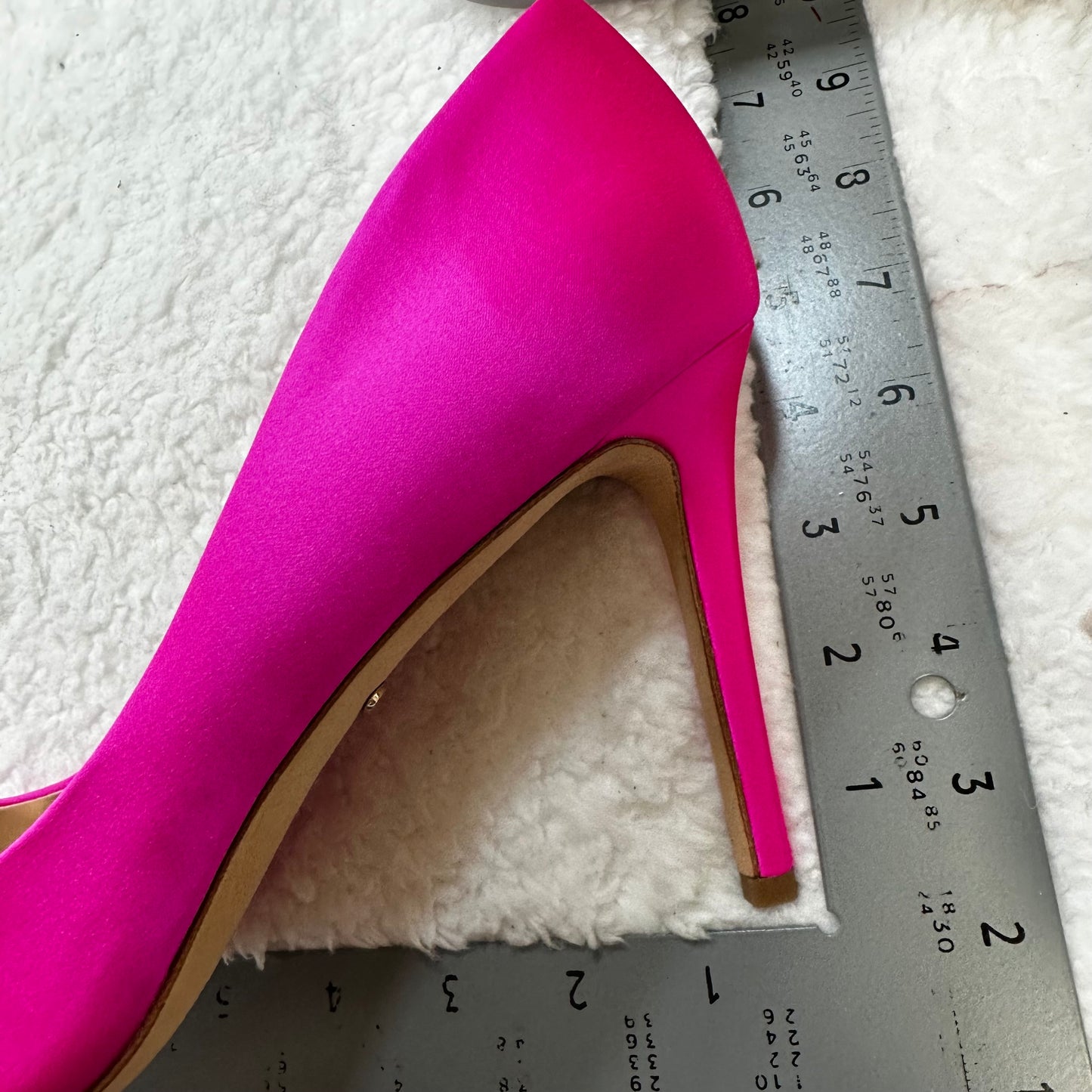 Hot Pink Shoes Heels Stiletto Badgley Mischka, Size 13