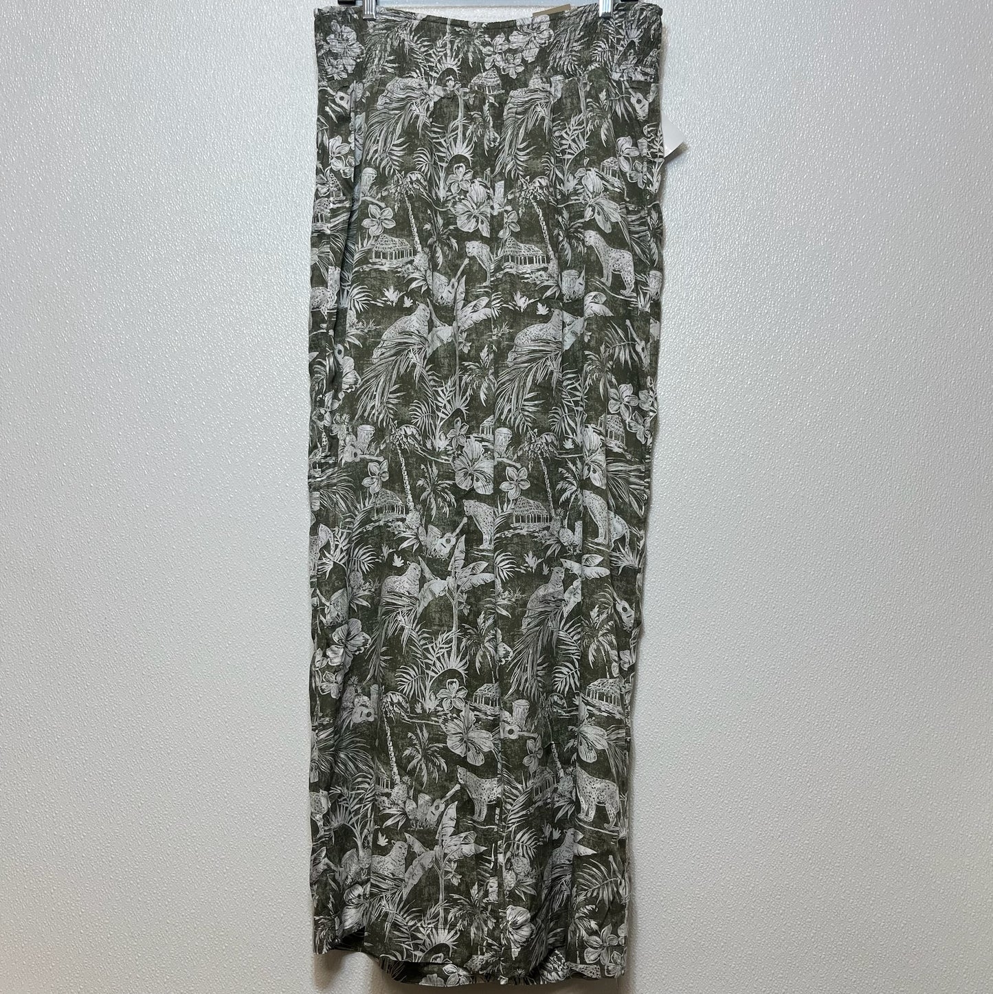 Olive Pants Palazzo Chicos O, Size 12