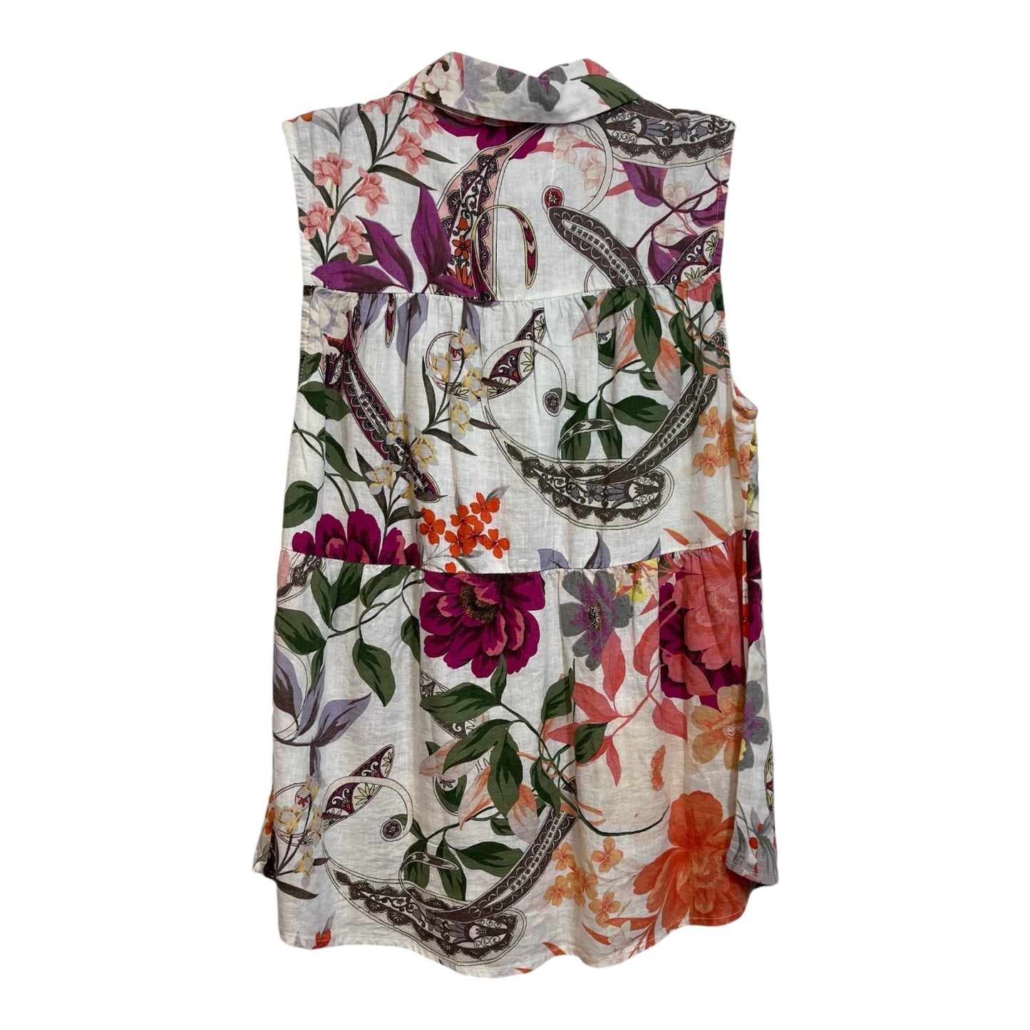 Top Sleeveless By Cupio In Floral, Size: M