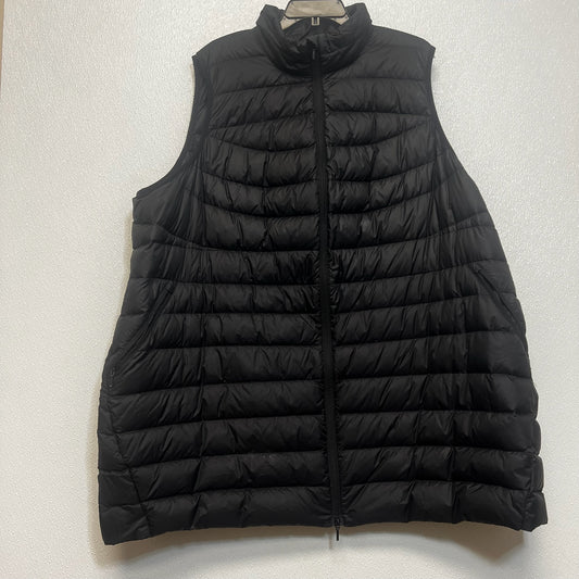 Vest Puffer & Quilted By Lands End In Black, Size: 3x