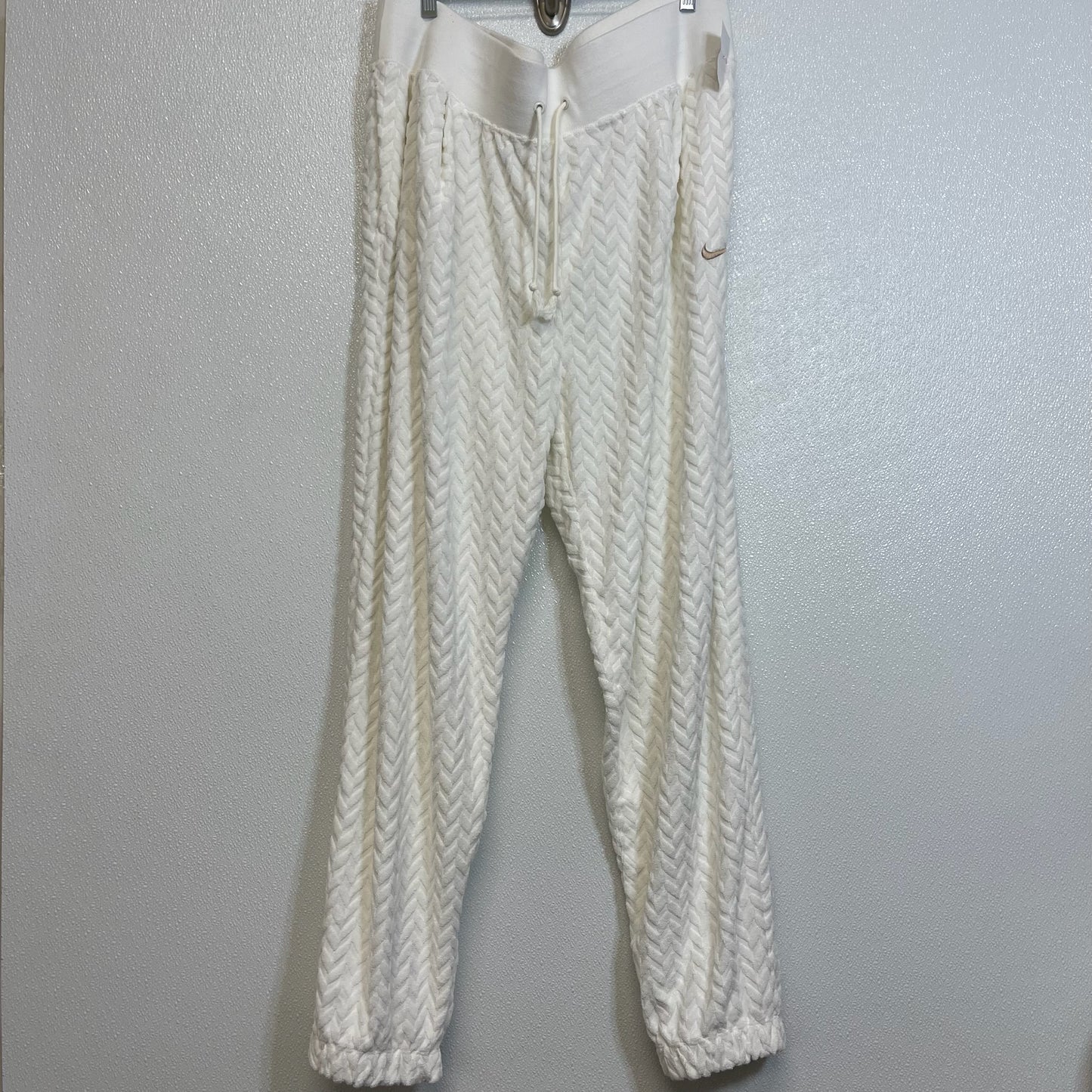 Athletic Pants By Nike Apparel In Off White, Size: Xxl