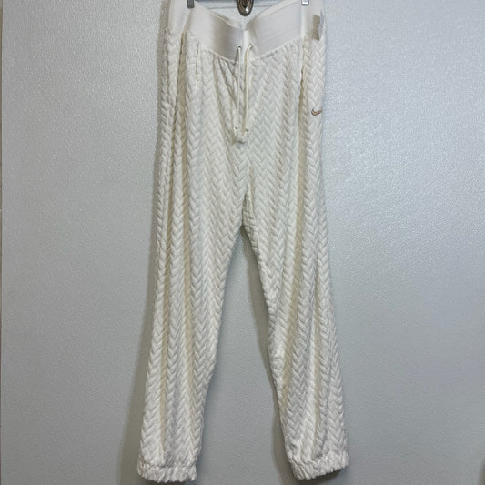 Athletic Pants By Nike Apparel In Off White, Size: Xxl