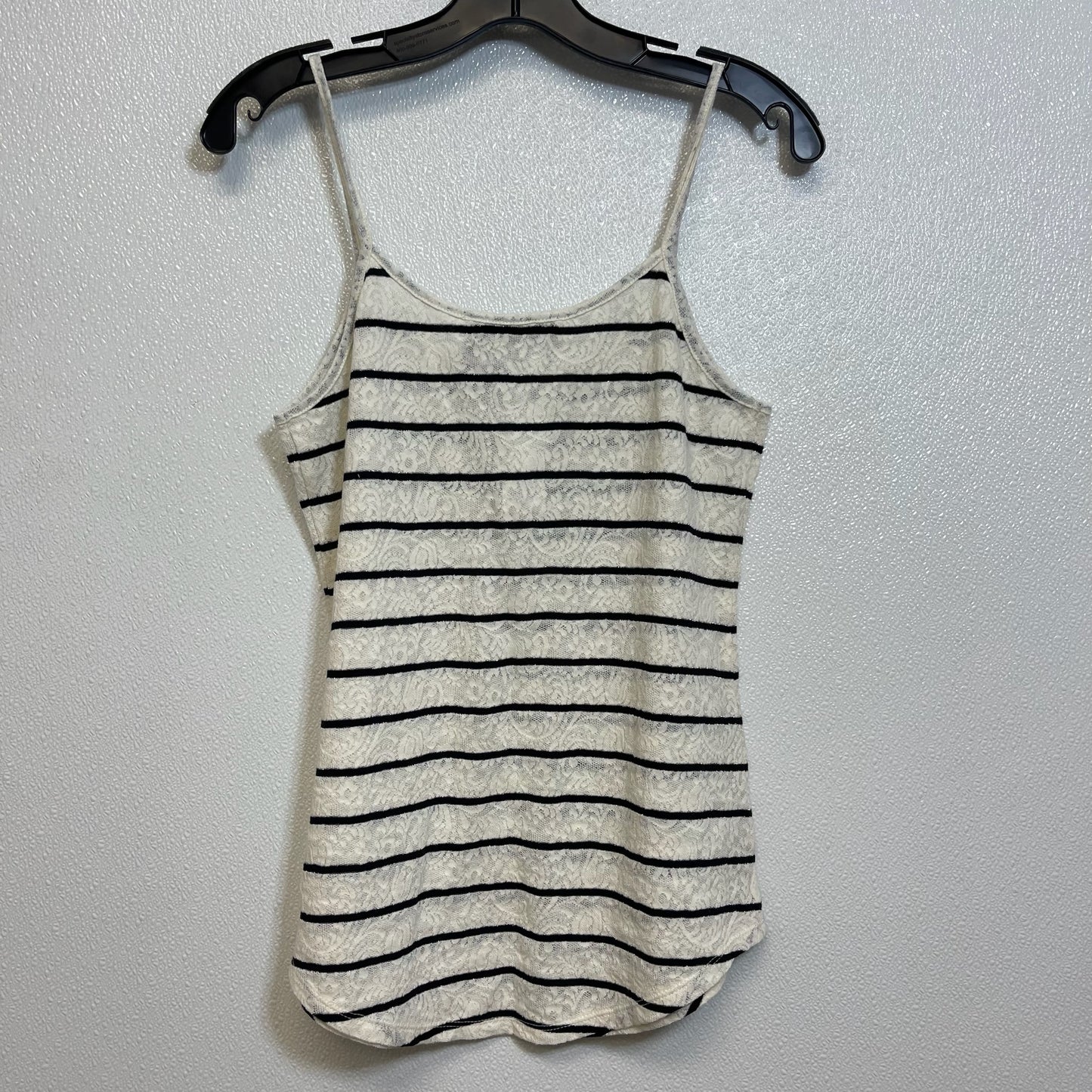 Top Sleeveless By Loft O In Striped, Size: M