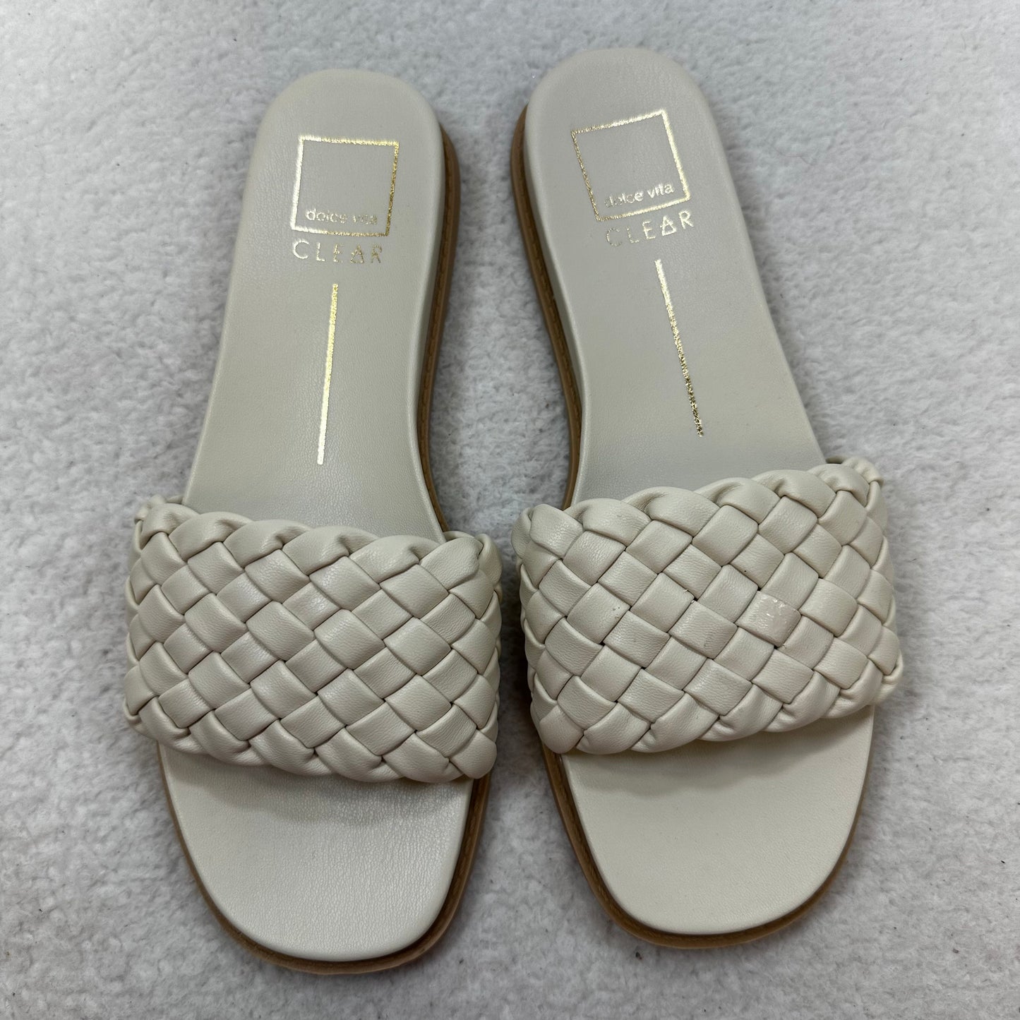 Ivory Sandals Flip Flops Dolce Vita, Size 9