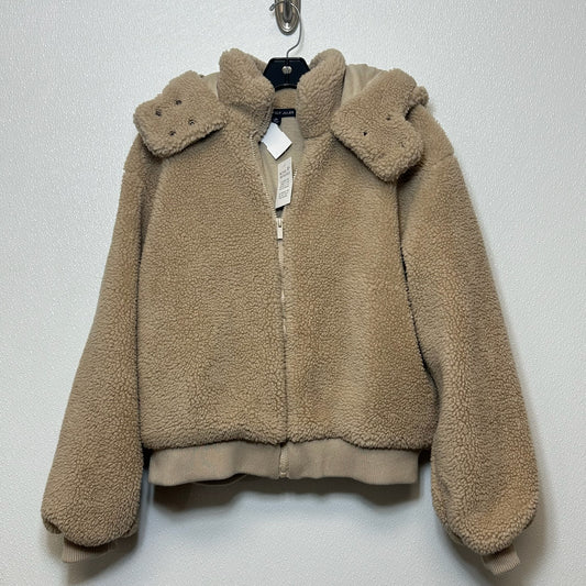 Tan Jacket Faux Fur & Sherpa Sincerely Jules,  Size M