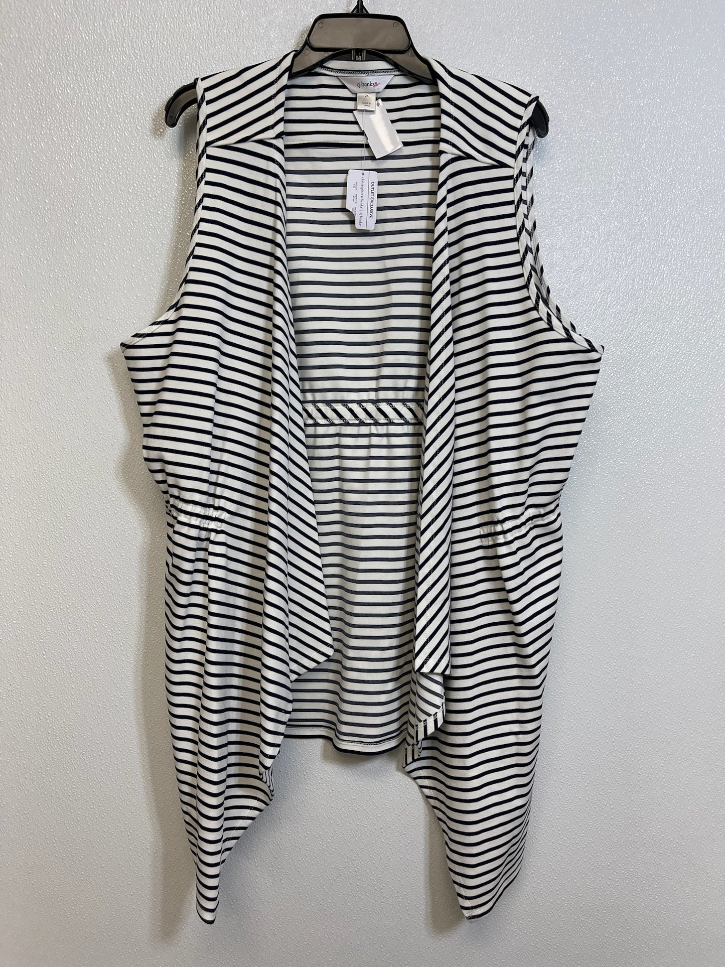 Striped Vest Other Cj Banks, Size 2x