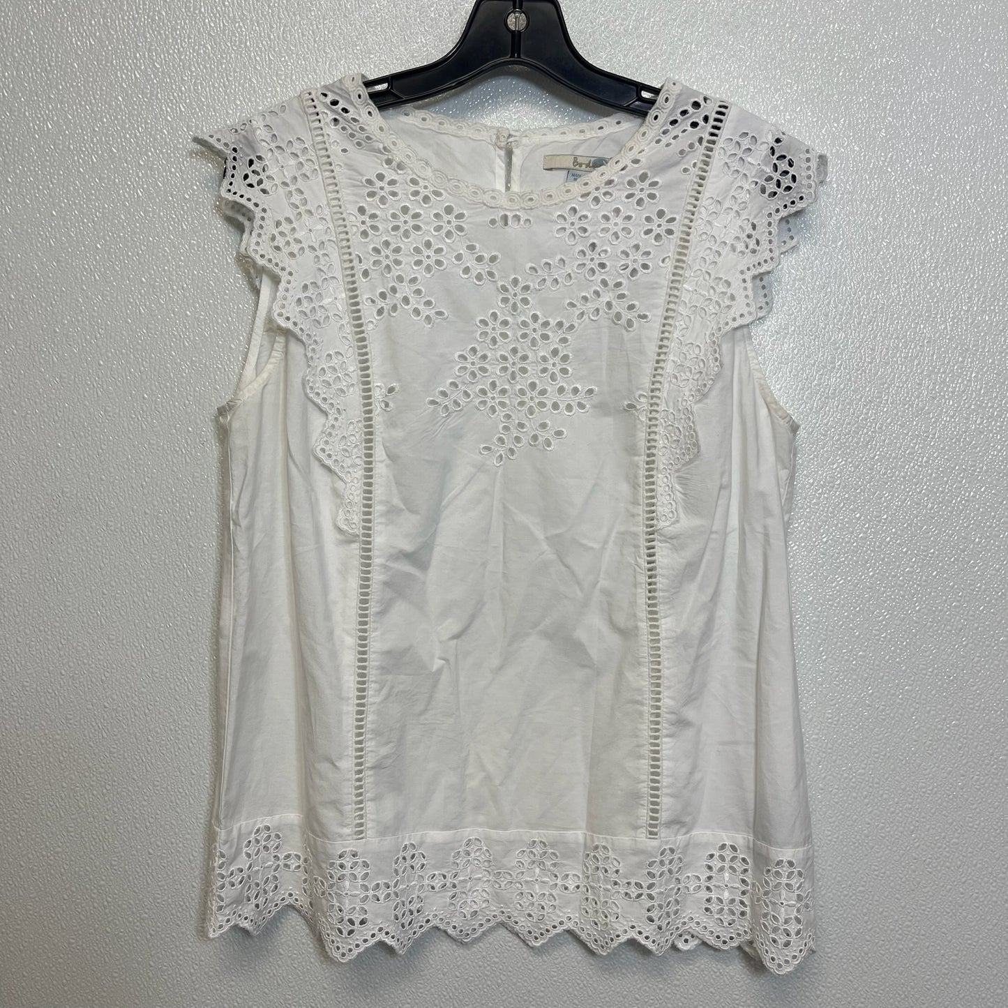 White Top Sleeveless Boden, Size M