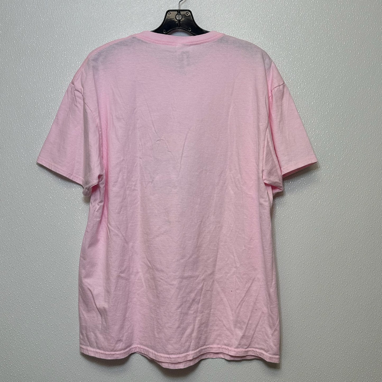 Top Short Sleeve graphic By Clothes Mentor In Pink, Size: Xl