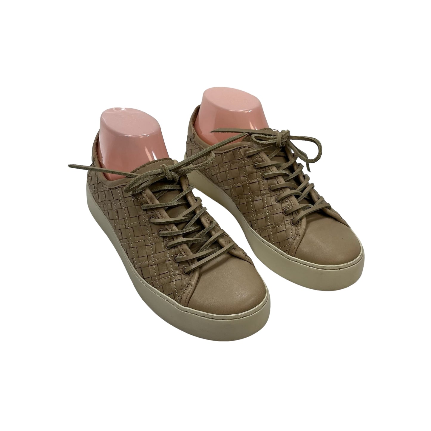 Shoes Sneakers By Frye In Tan, Size: 7.5