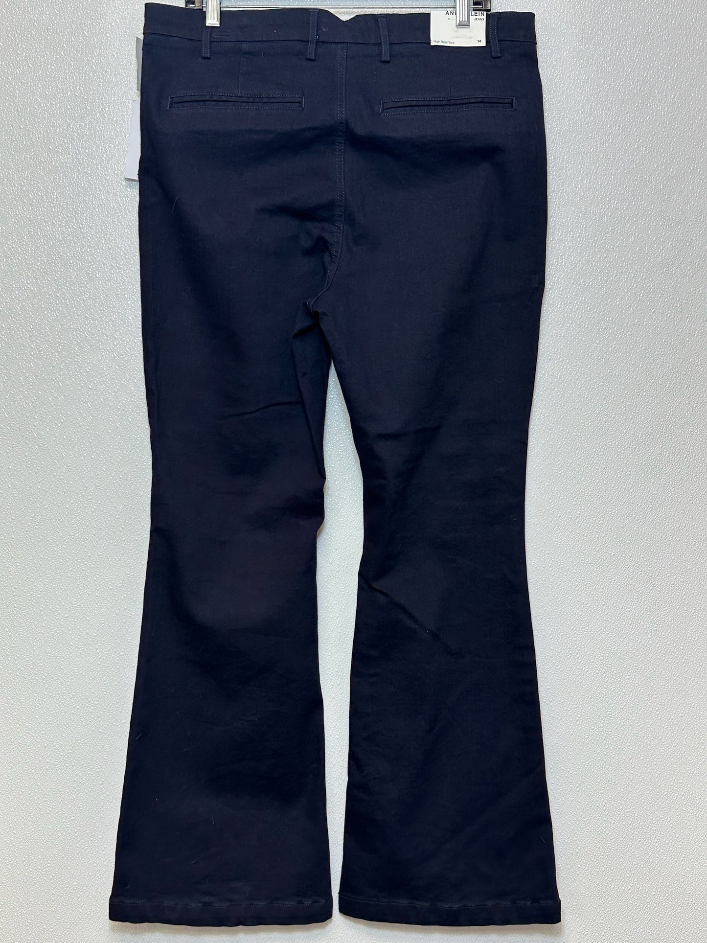 Jeans high rise Flared By Anne Klein O In Denim, Size: 14