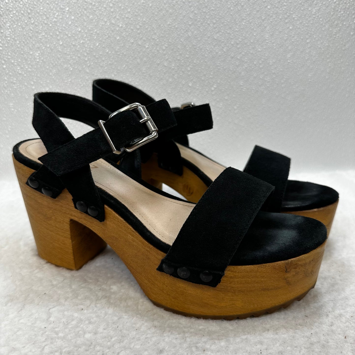 Sandals Heels Block By SCHUTZ In Black, Size: 8