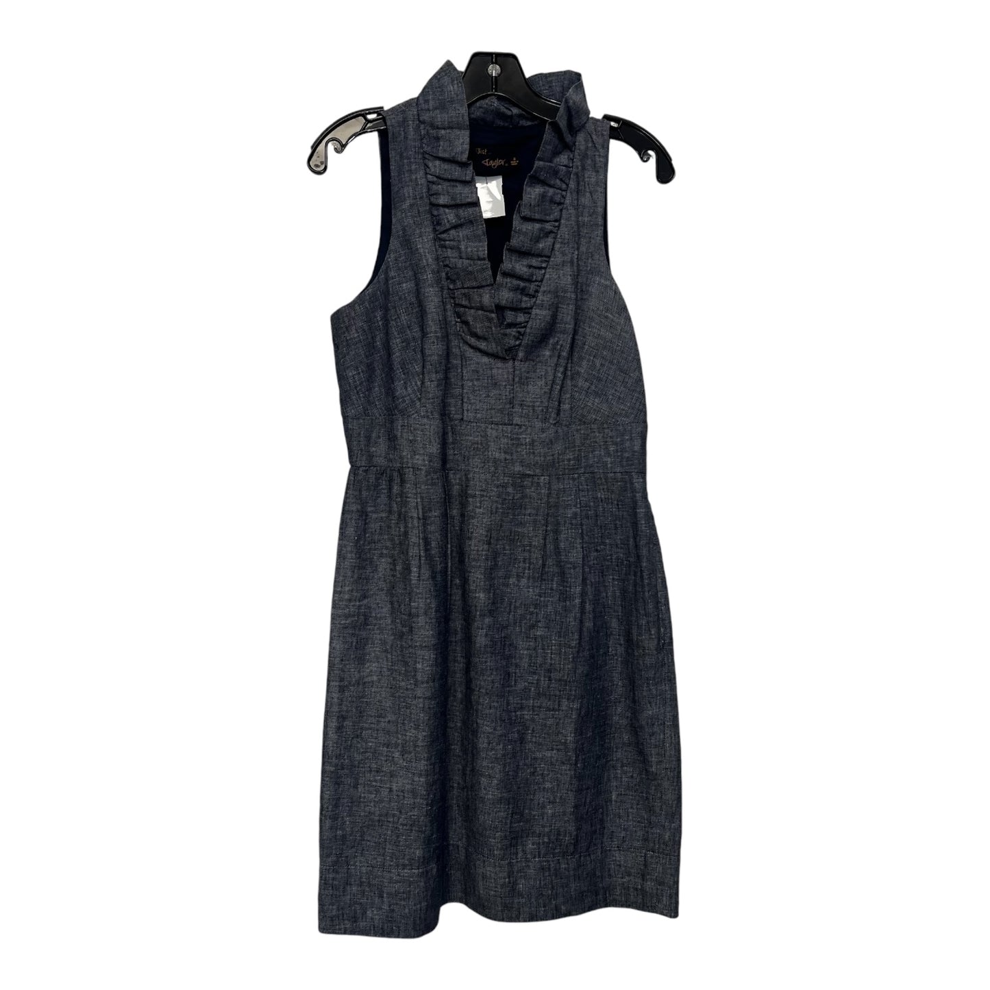 Dress Casual Short By Just Taylor In Denim, Size: 8