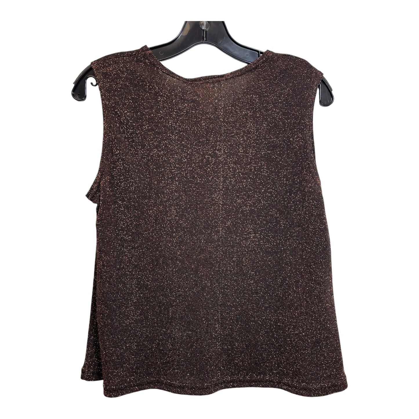 Top Sleeveless By Cmf In Sparkles, Size: L