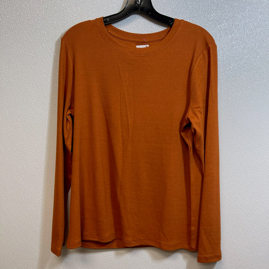 Top Long Sleeve Basic By A New Day In Rust, Size: Xl