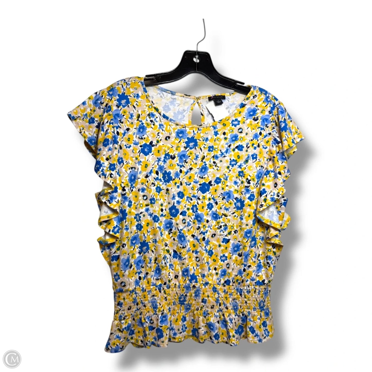 Top Sleeveless By Ann Taylor O In Floral, Size: S