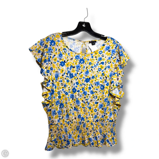 Top Sleeveless By Ann Taylor O In Floral, Size: S