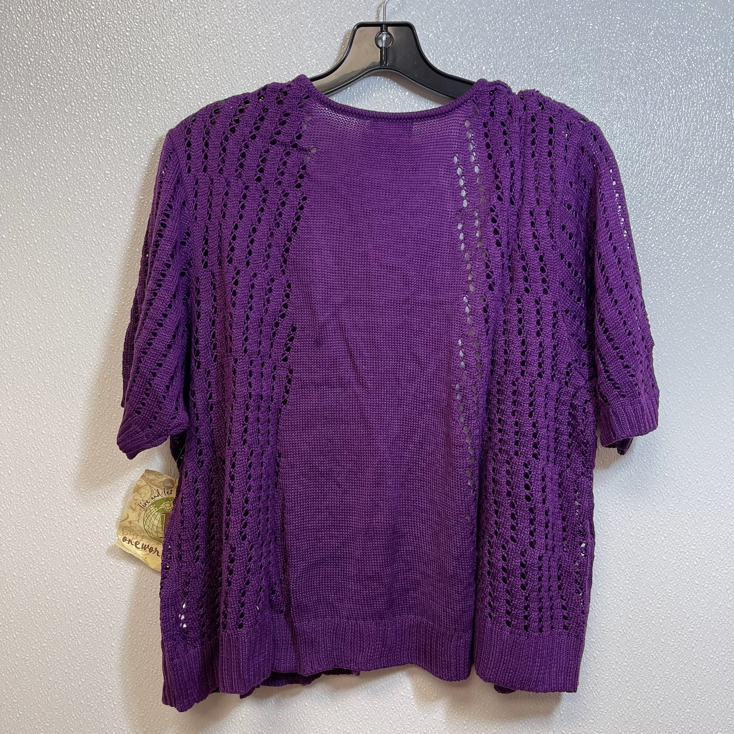 Boleros By One World In Purple, Size: 3x