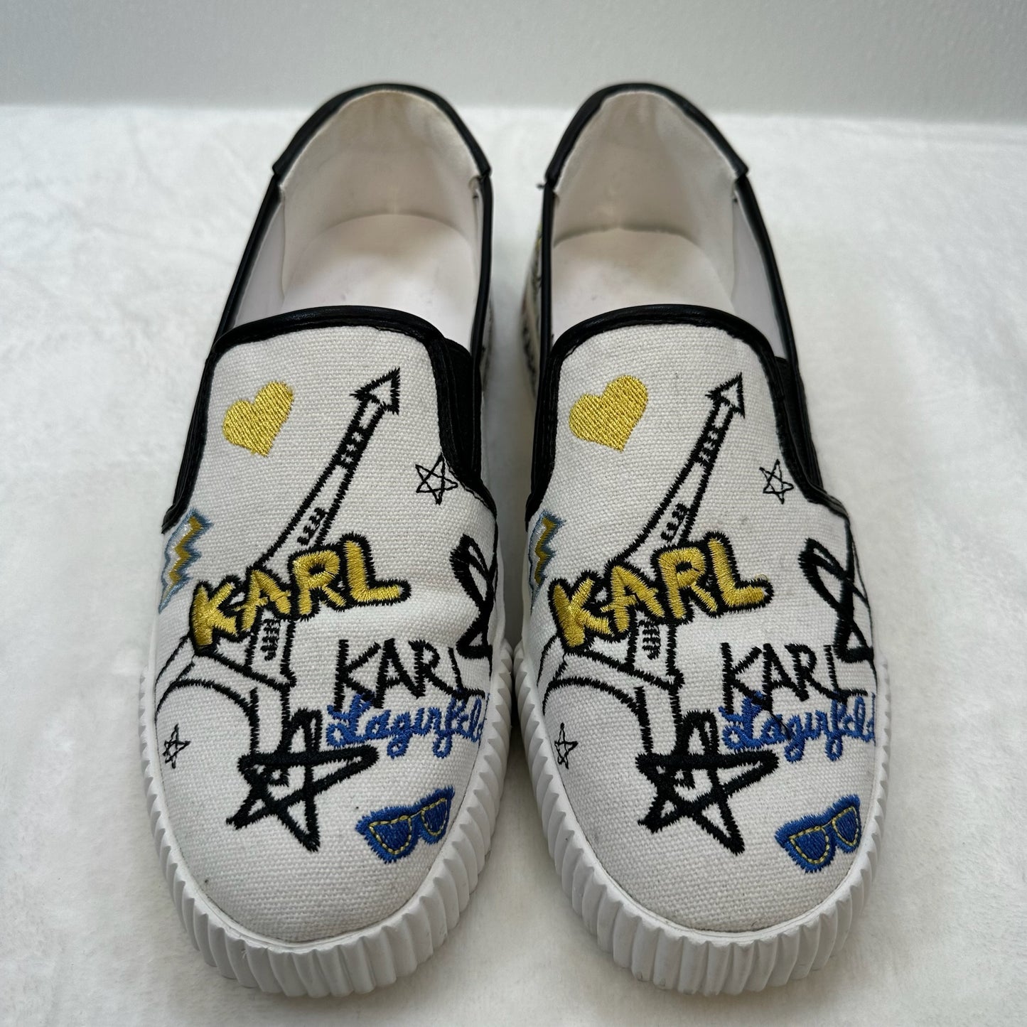 Shoes Sneakers By Karl Lagerfeld In Print, Size: 8.5