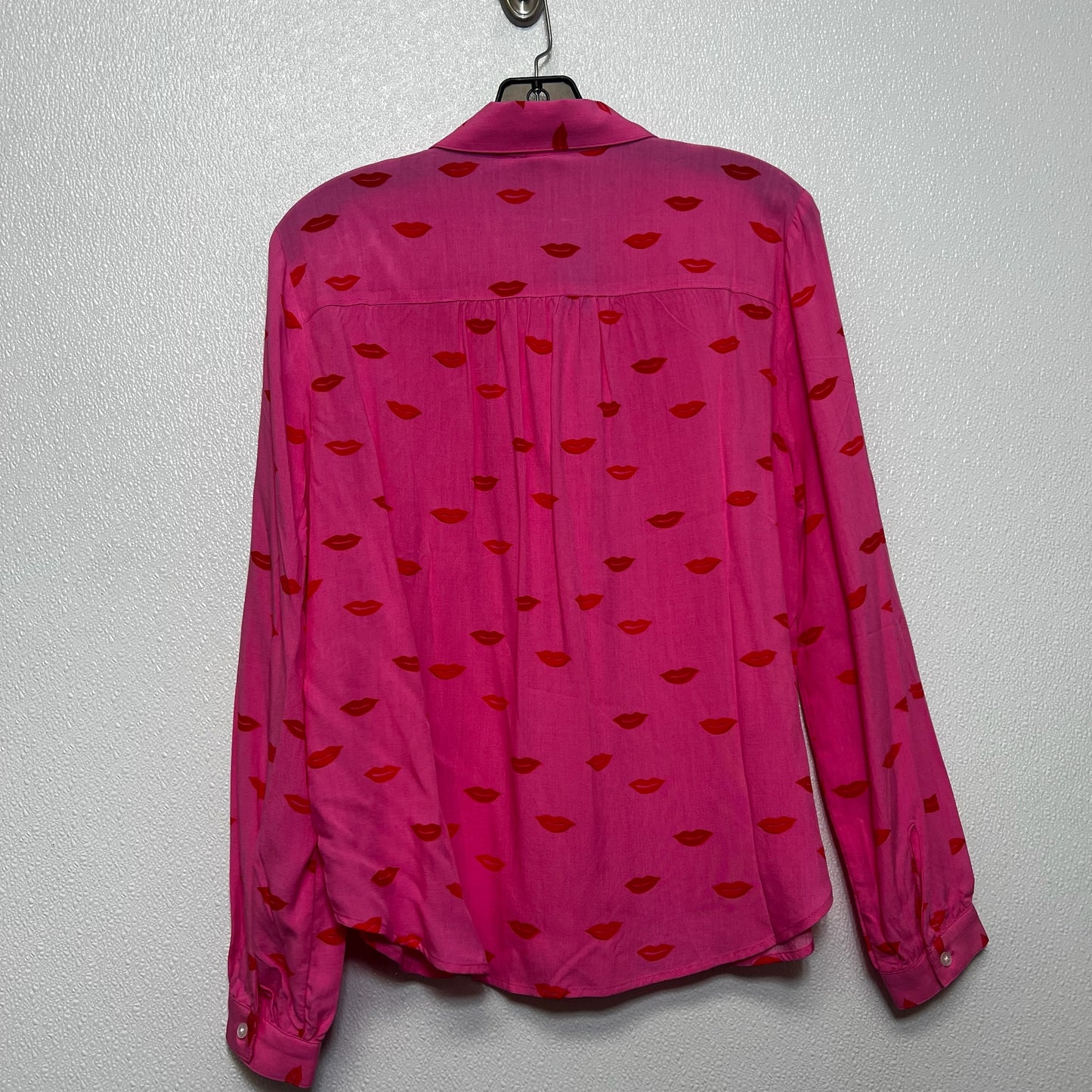 Top Long Sleeve By Loft O In Pink, Size: Petite  Medium