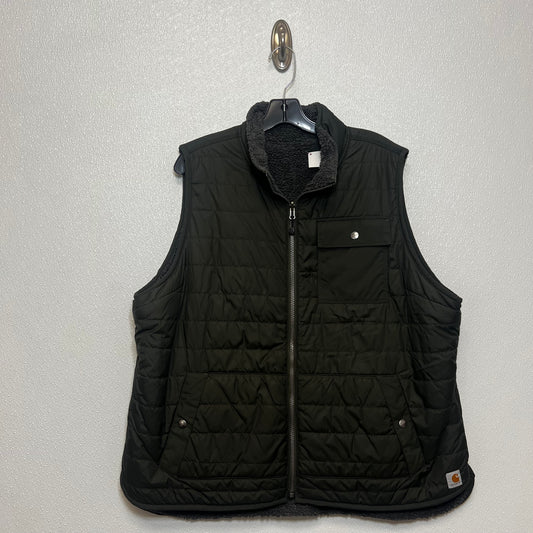 Reversible Vest Puffer & Quilted By Carhart In Charcoal, Size: Xxl