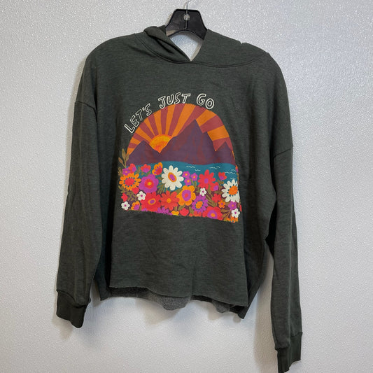 Sweatshirt Hoodie By Natural Life In Print, Size: M