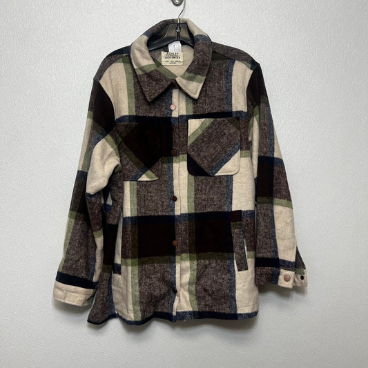 Jacket Shirt By Cmf In Plaid, Size: L