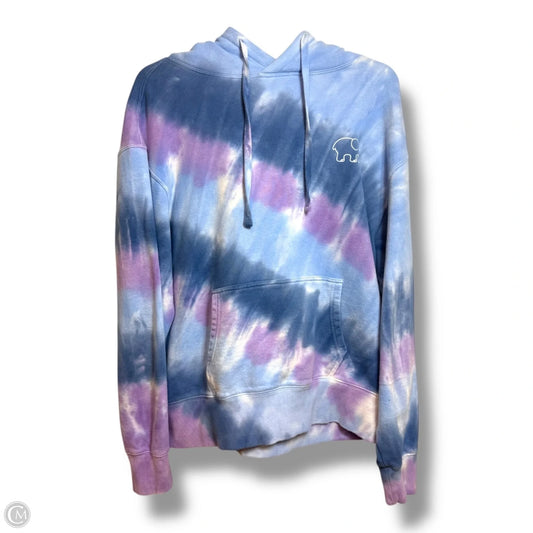 Sweatshirt Hoodie By Ivory Ella In Tie Dye, Size: S