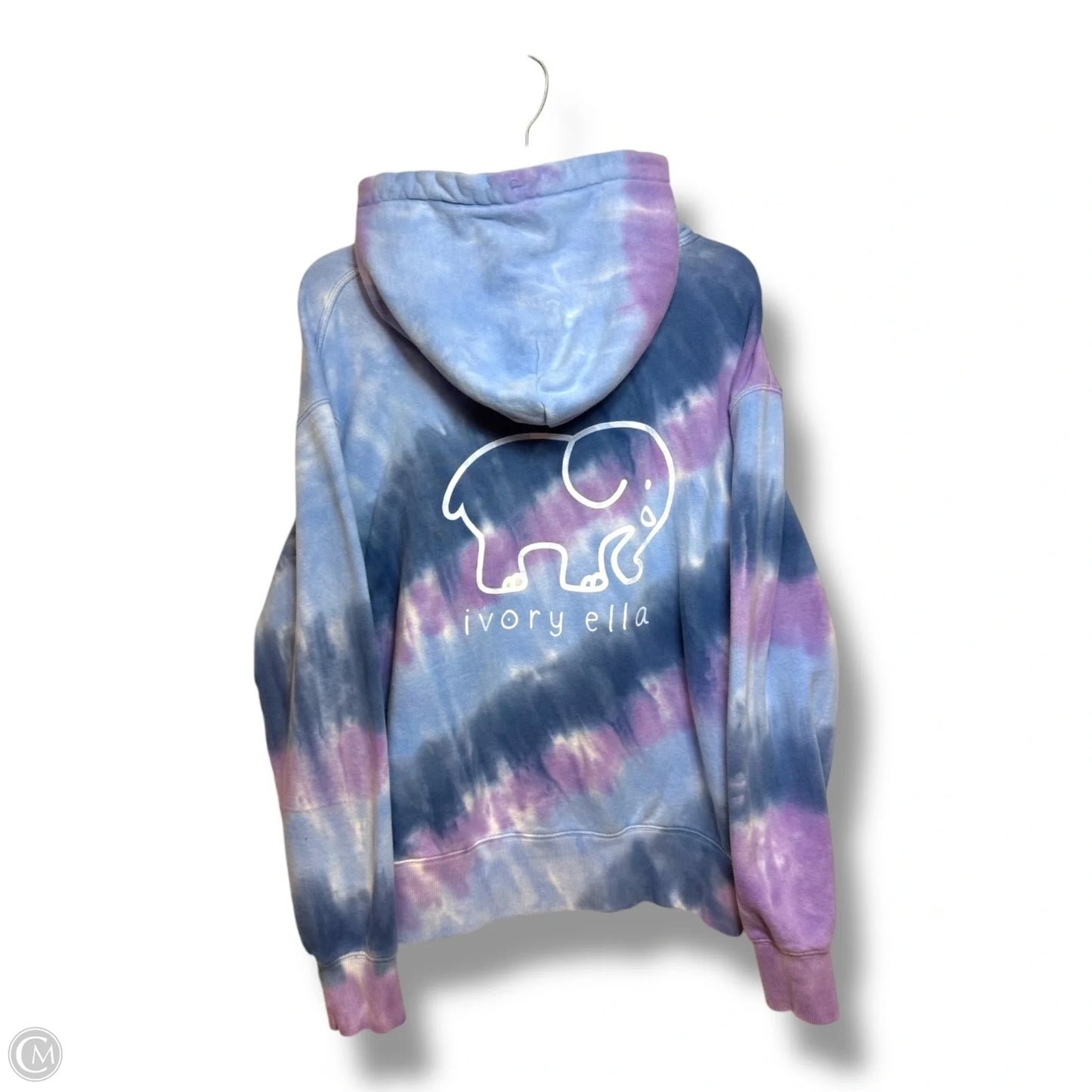 Sweatshirt Hoodie By Ivory Ella In Tie Dye, Size: S