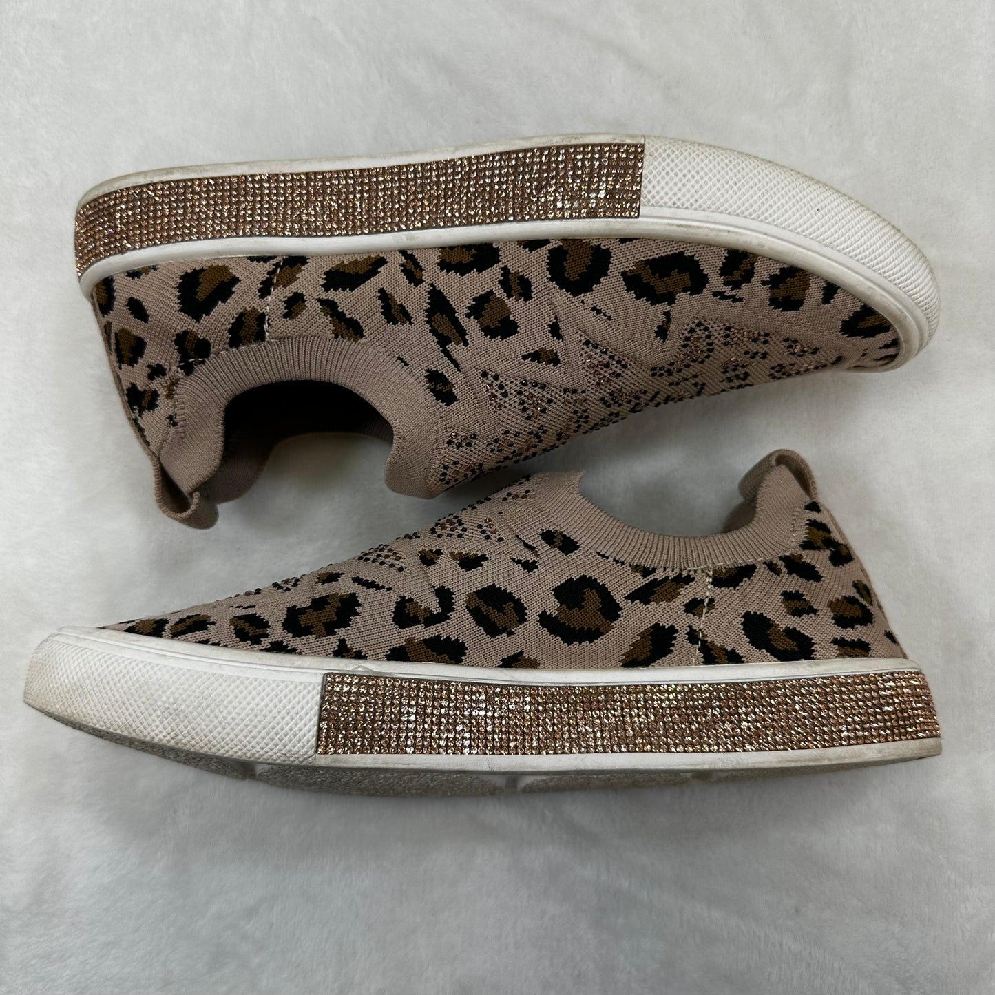 Shoes Sneakers By Bernie Mev In Animal Print, Size: 8-8.5