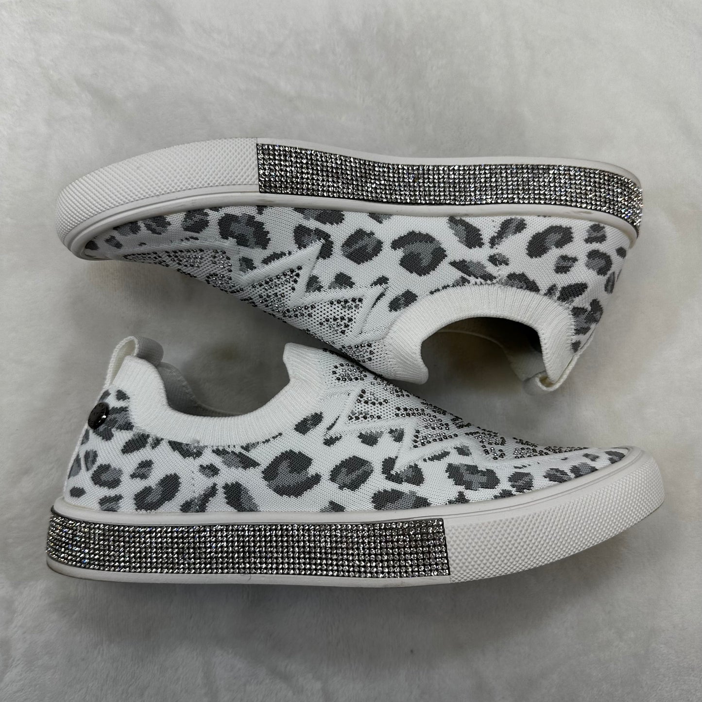 Shoes Sneakers By Bernie Mev In Animal Print, Size: 39