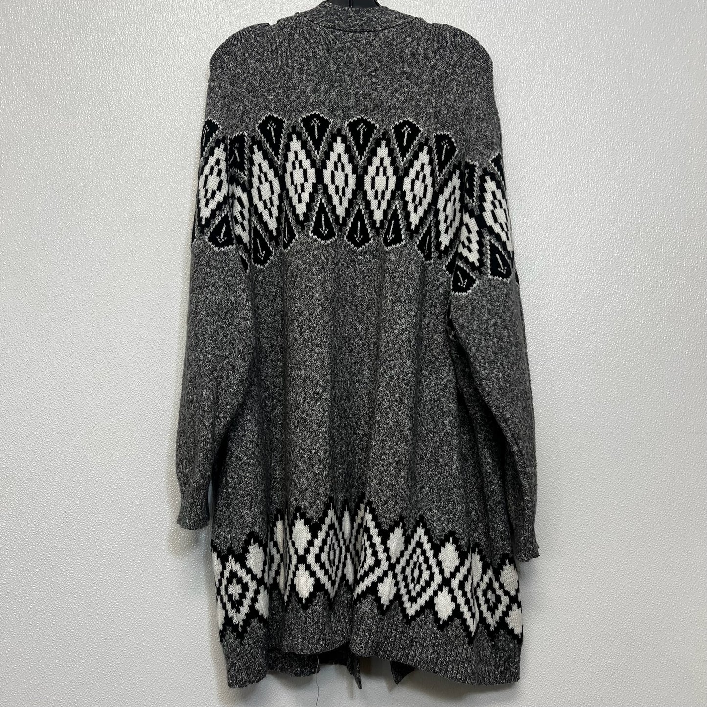 Cardigan By Lane Bryant O In Charcoal, Size: 3x