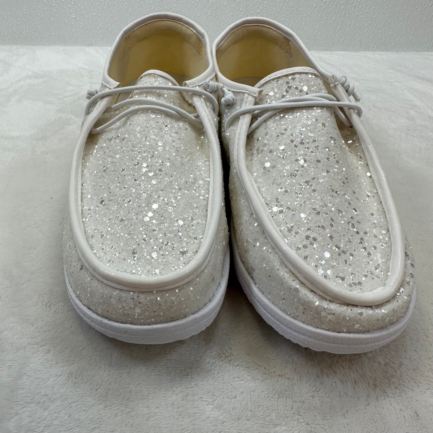 Shoes Flats Loafer Oxford By Corkys In Sparkles, Size: 8