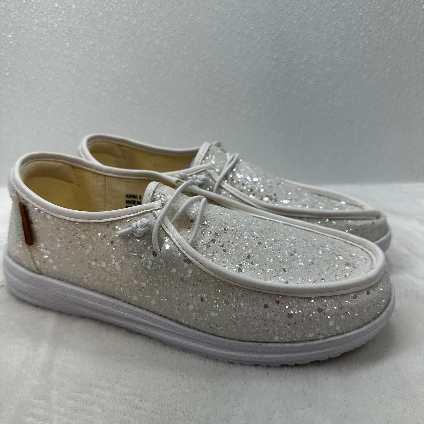 Shoes Flats Loafer Oxford By Corkys In Sparkles, Size: 8