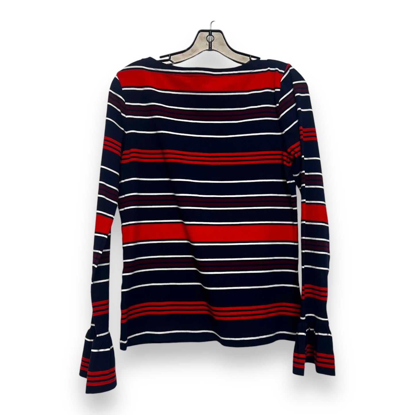 Top Long Sleeve By Lauren By Ralph Lauren In Striped, Size: L
