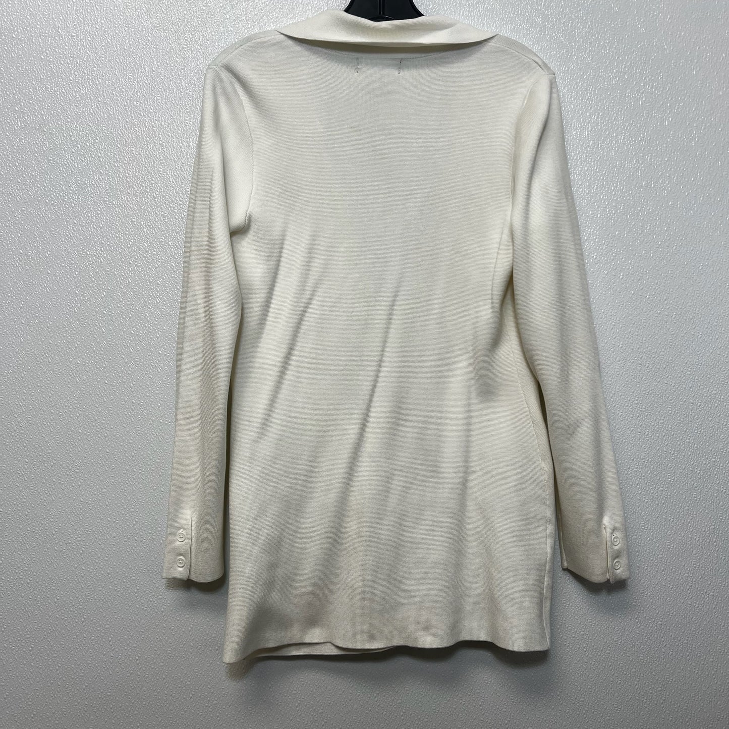 Cardigan By Express O In Ivory, Size: S