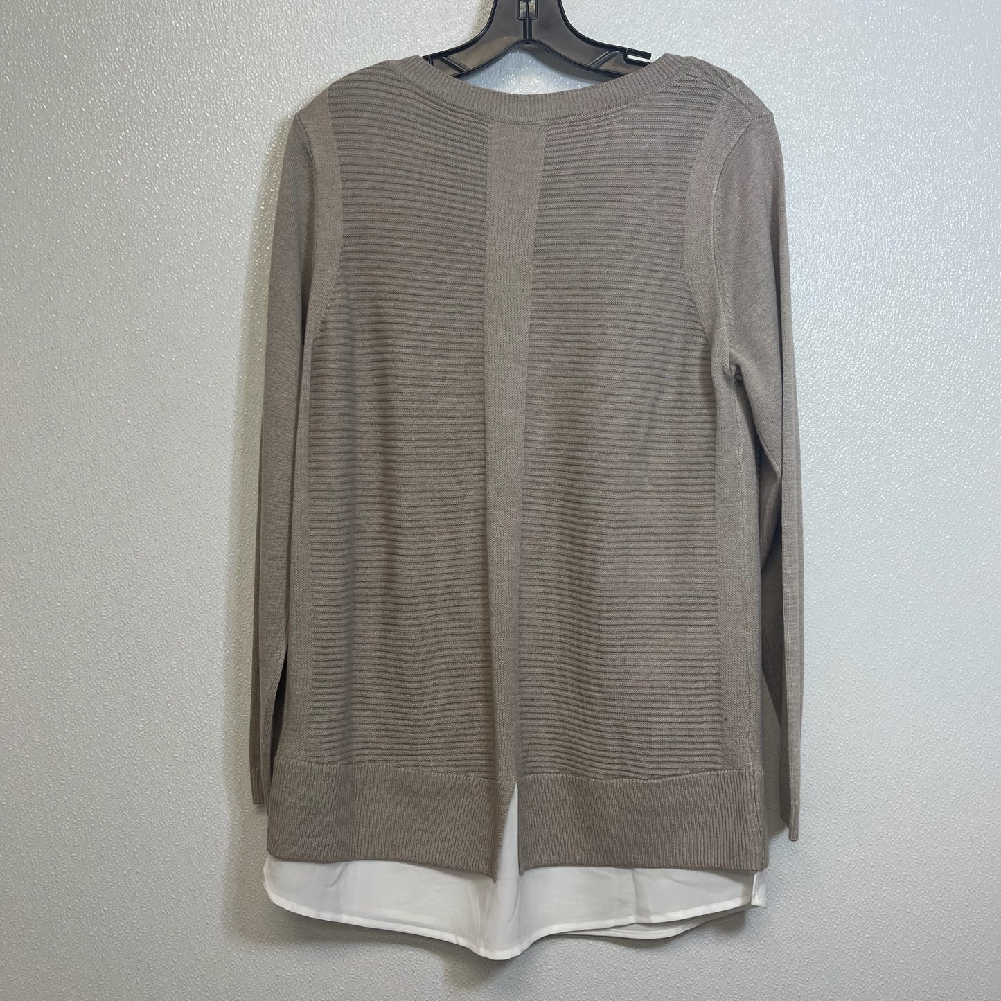 Sweater By Hilary Radley In Taupe, Size: M