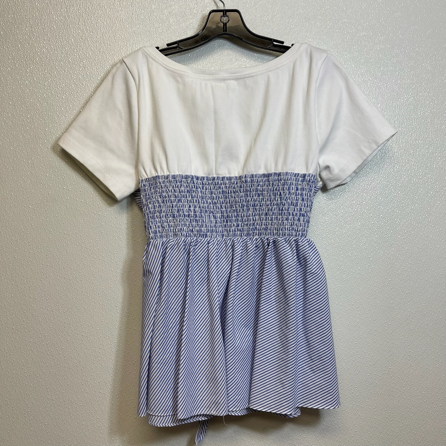 Top Short Sleeve By Maeve In White, Size: Xl