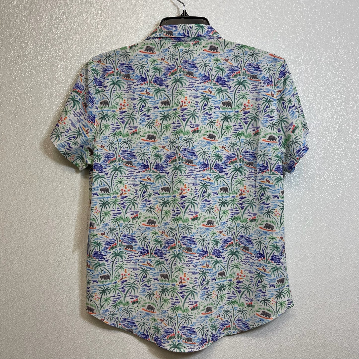 Top Short Sleeve By Clothes Mentor In Print, Size: L