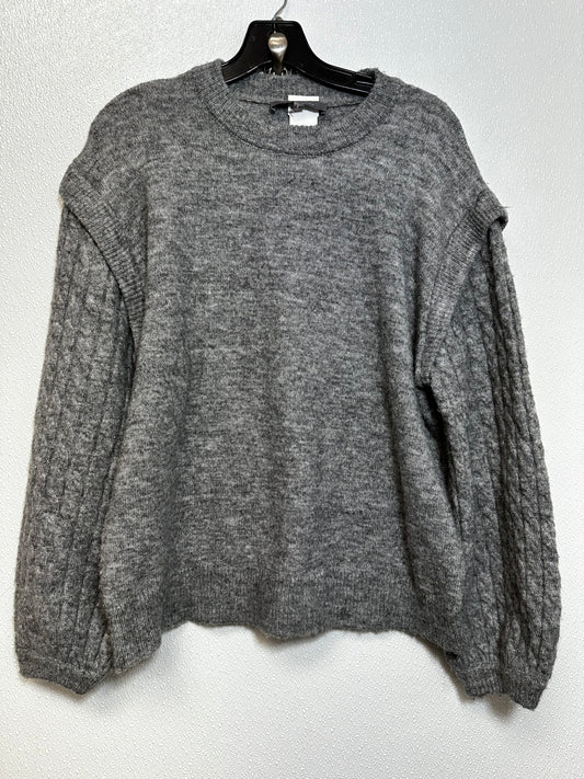 Sweater By Clothes Mentor In Grey, Size: L