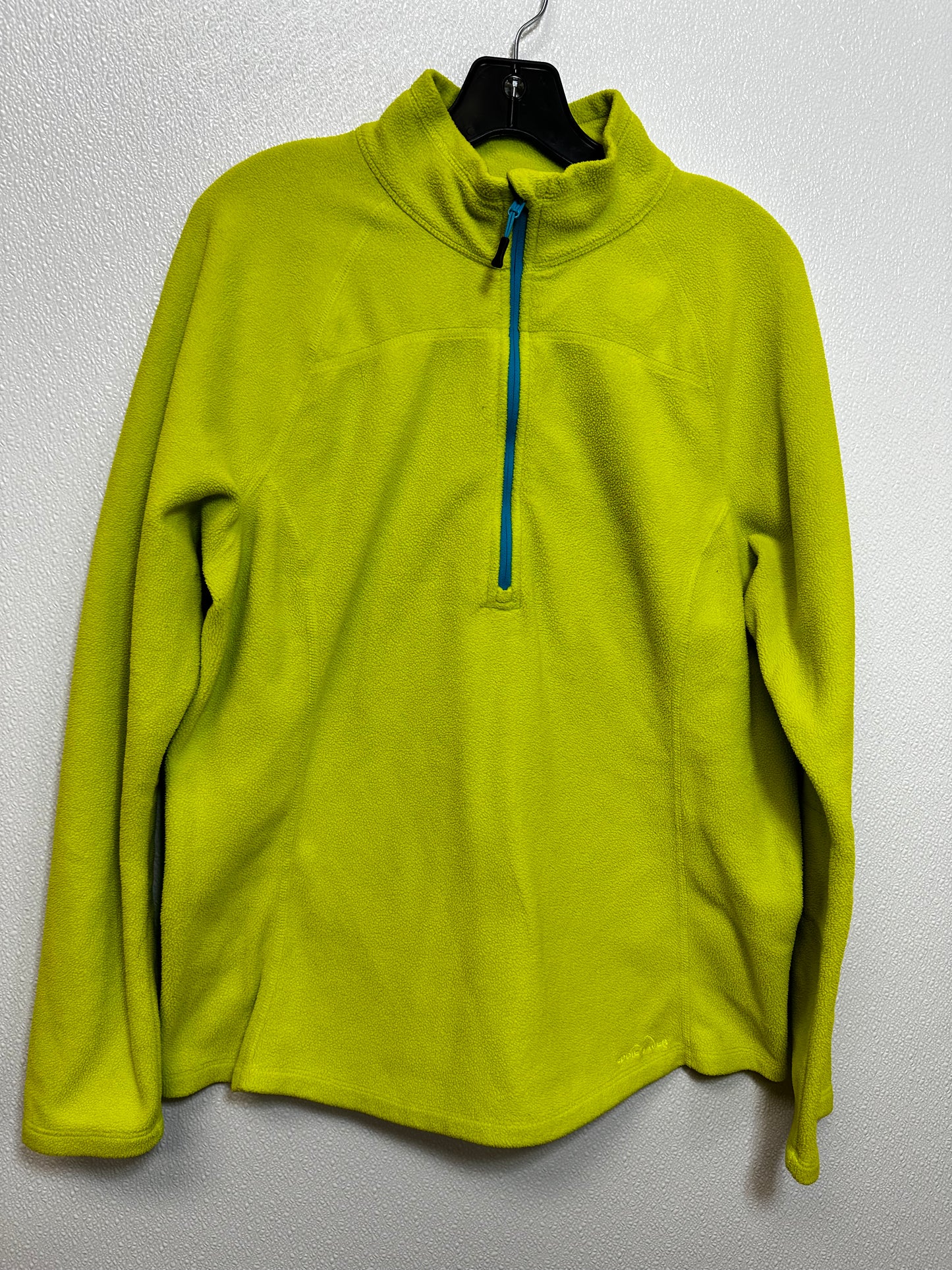 Jacket Fleece By Eddie Bauer O In Lime Green, Size: Xl