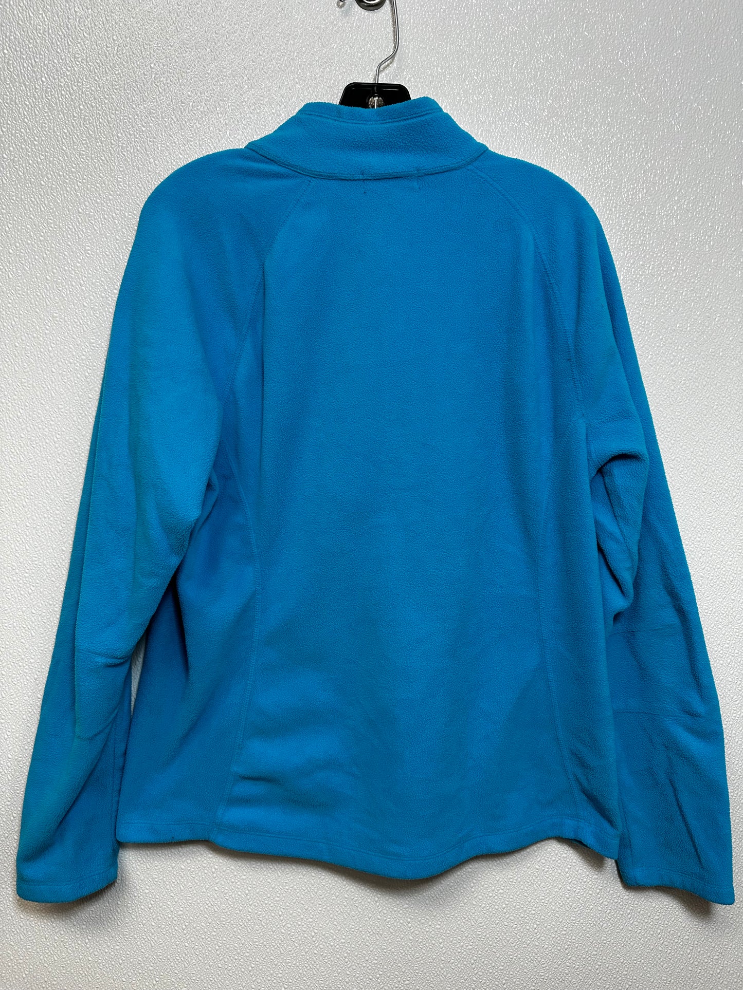 Jacket Fleece By Eddie Bauer O In Aqua, Size: Xl