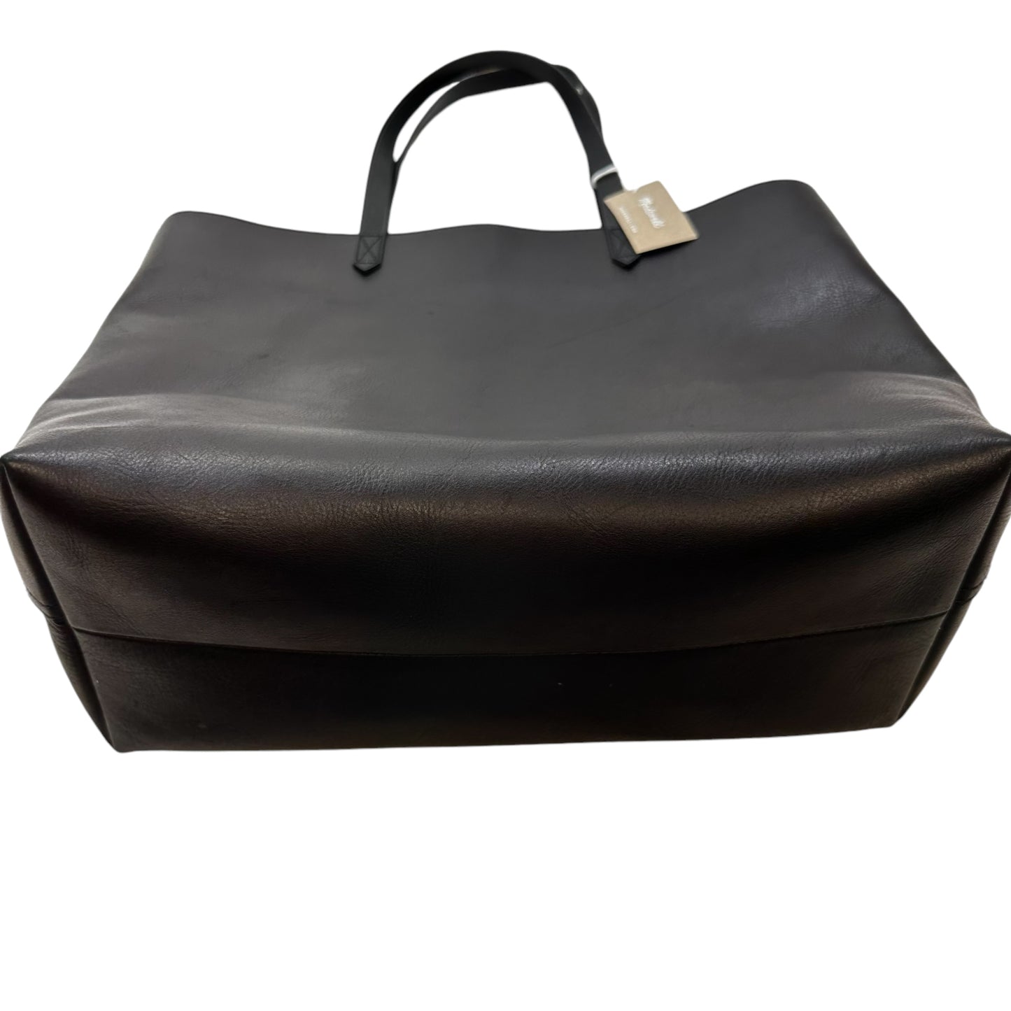 Leather Tote Designer By Madewell, Size: Large