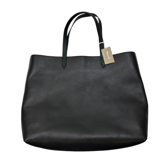 Leather Tote Designer By Madewell, Size: Large