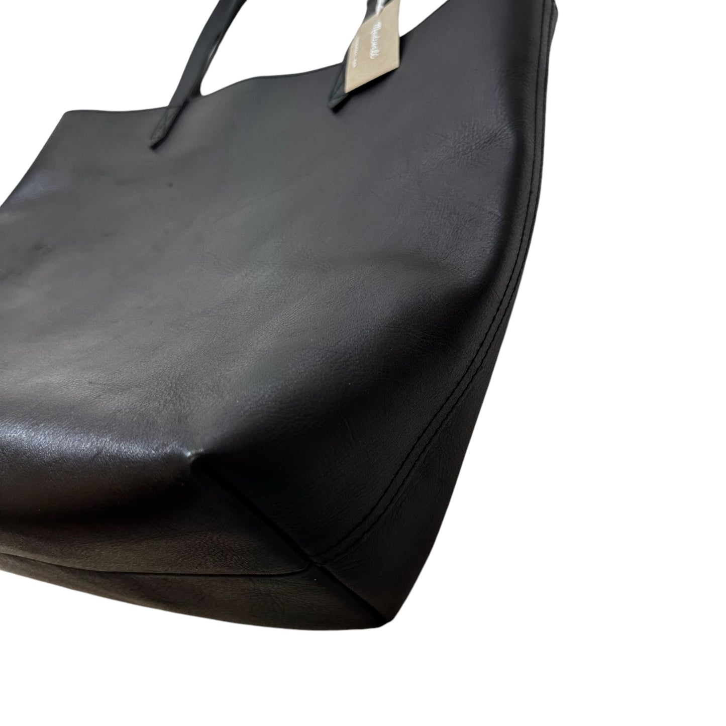 Leather Tote Designer By Madewell, Size: Large