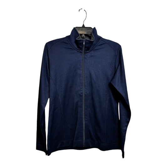 Athletic Jacket By Cme In Navy, Size: M