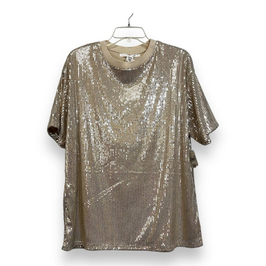 Top Short Sleeve By Altard State In Silver, Size: M