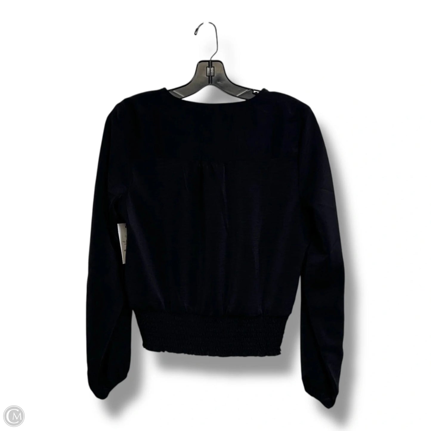 Top Long Sleeve By Nine West Apparel In Black, Size: Sp