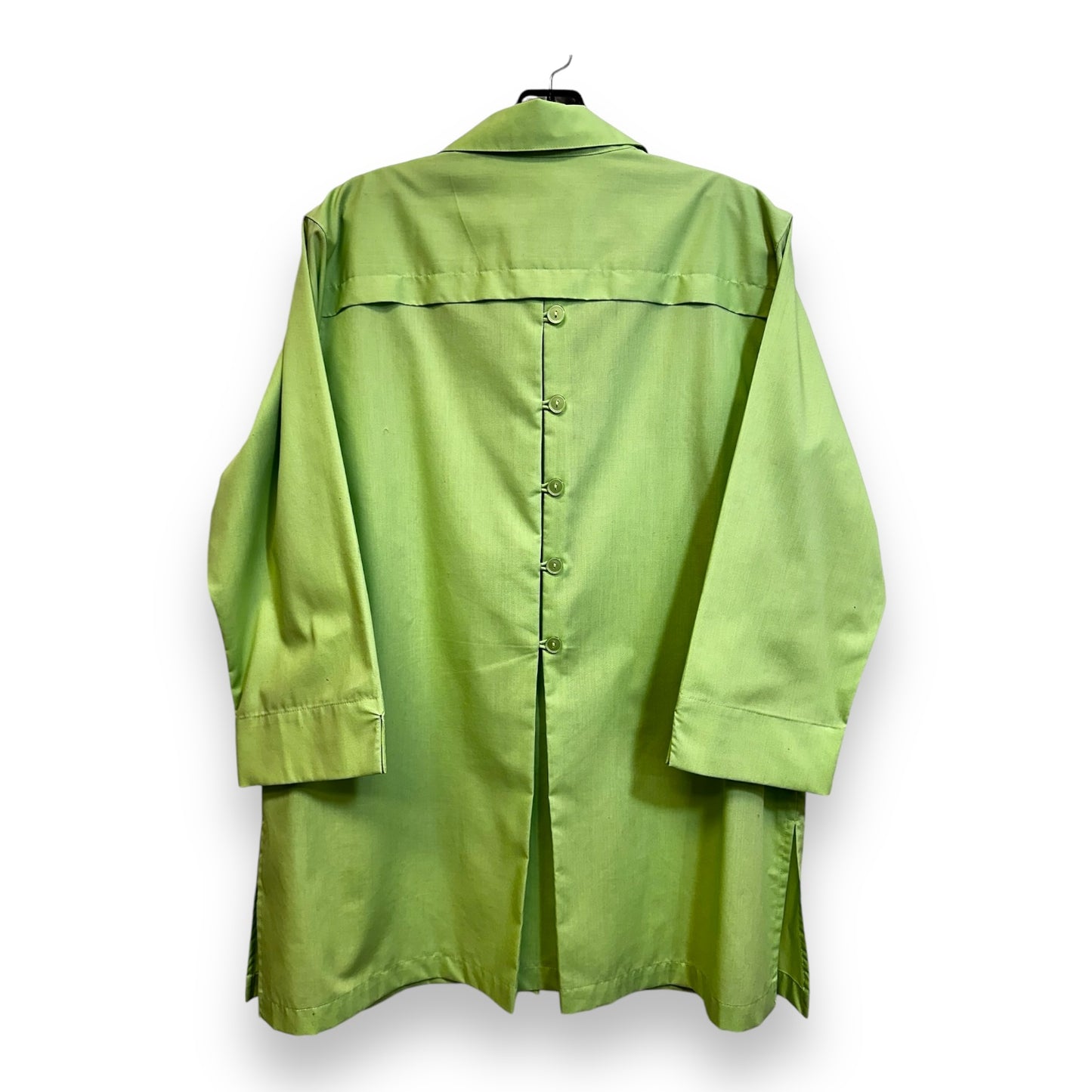 Top Long Sleeve By Foxcroft In Green, Size: 16