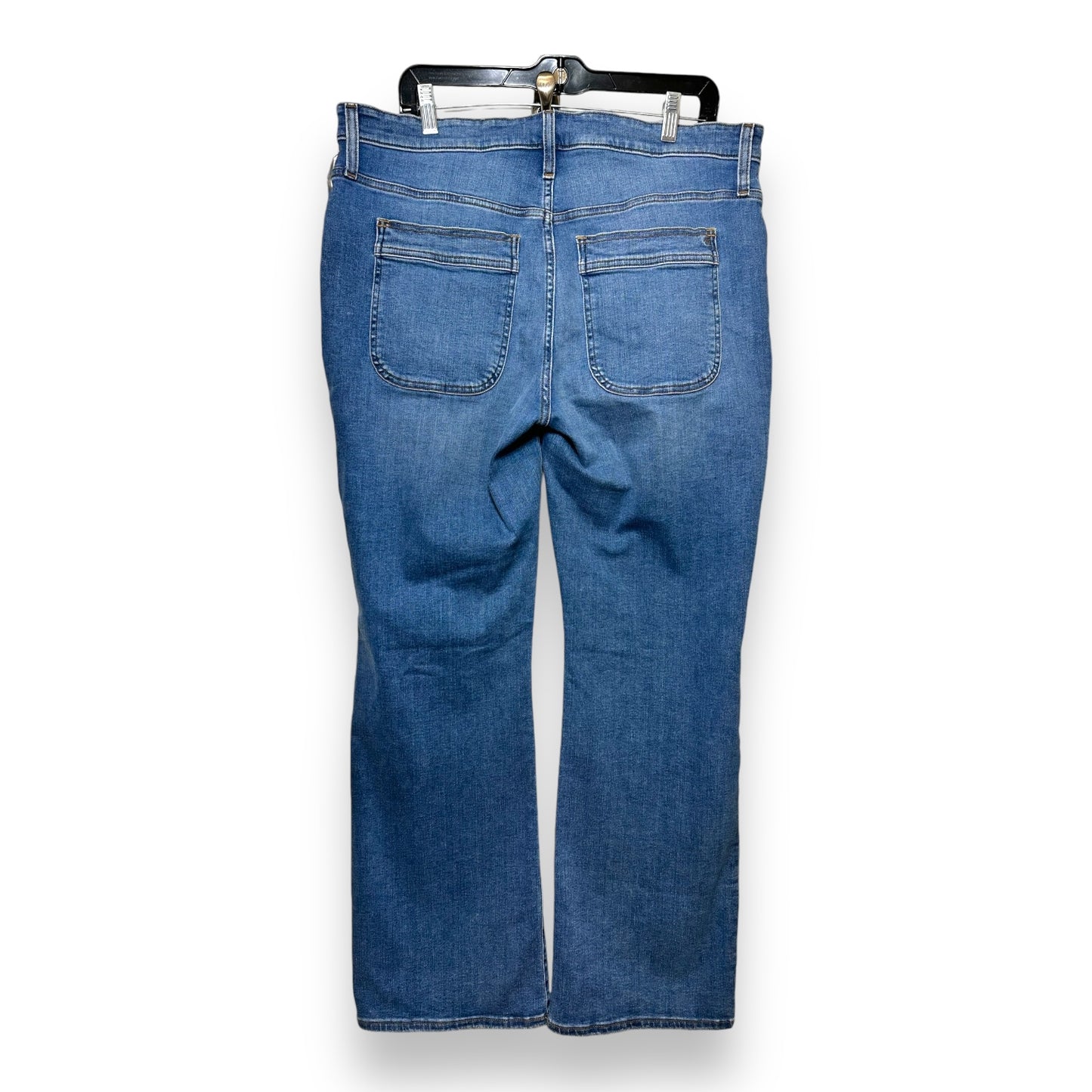 Kick out full length Jeans Straight By Madewell In Blue Denim, Size: 16