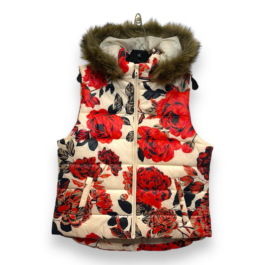 Vest Puffer & Quilted By Aerie In Floral Print, Size: L